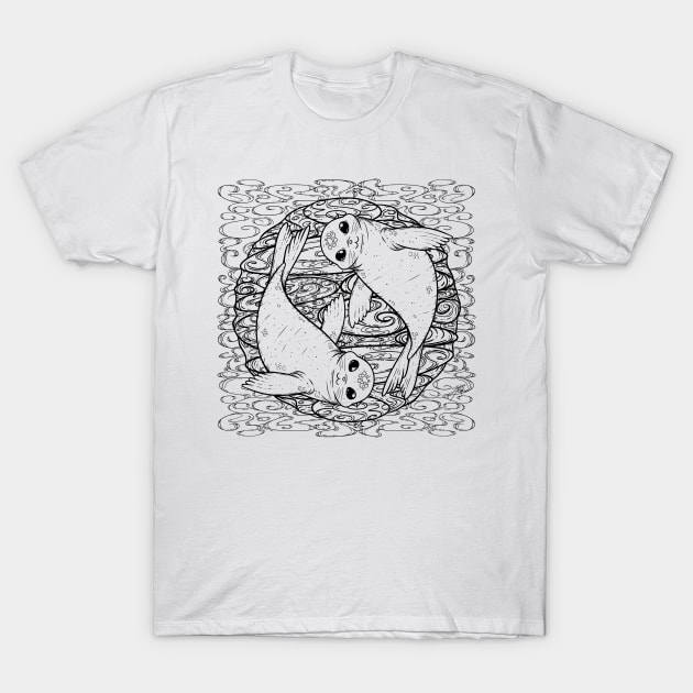 Yin and Yang Seal T-Shirt by zarya_kiqo